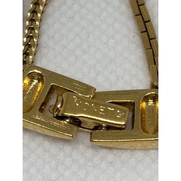 Vintage Monet Gold Tone Multi Strand Necklace - Picture 4 of 4